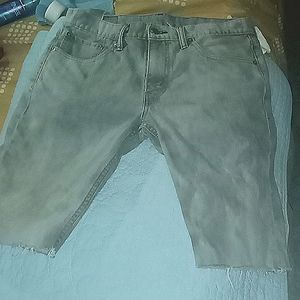 Levi jean shorts Gray size 33